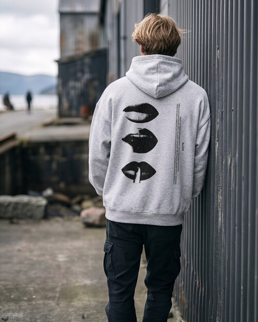 The Archive  H03 - Heavy Hoodie - Manifesto - Grey