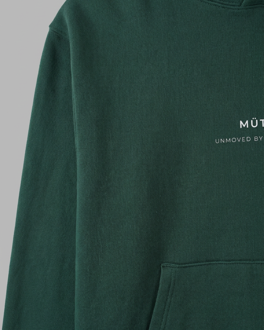 The Archive  H05 - Heavy Hoodie - Unmoved by the chaos - Green