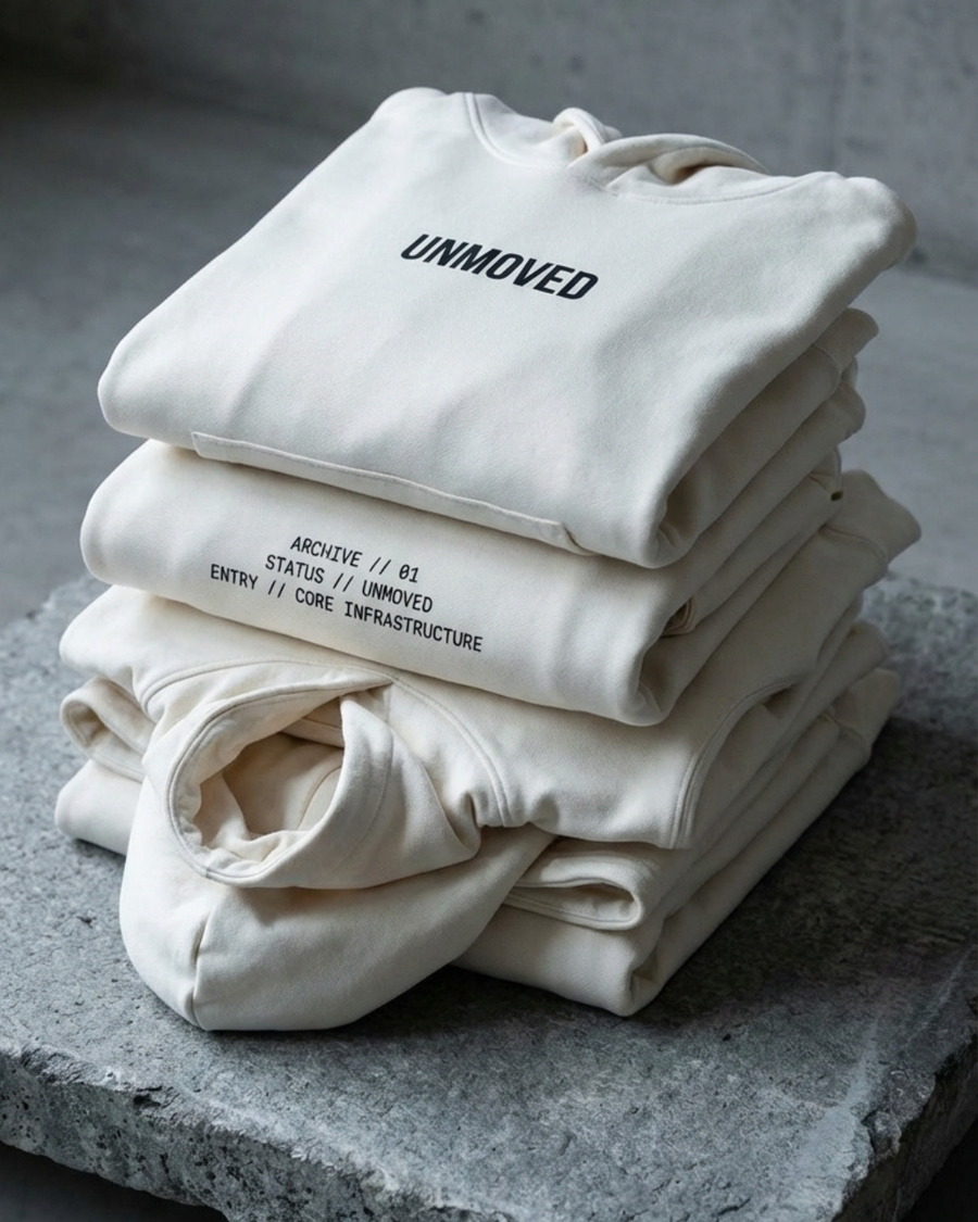 The Archive H07 - Heavy Hoodie - Unmoved 100% Cotton 530GSM