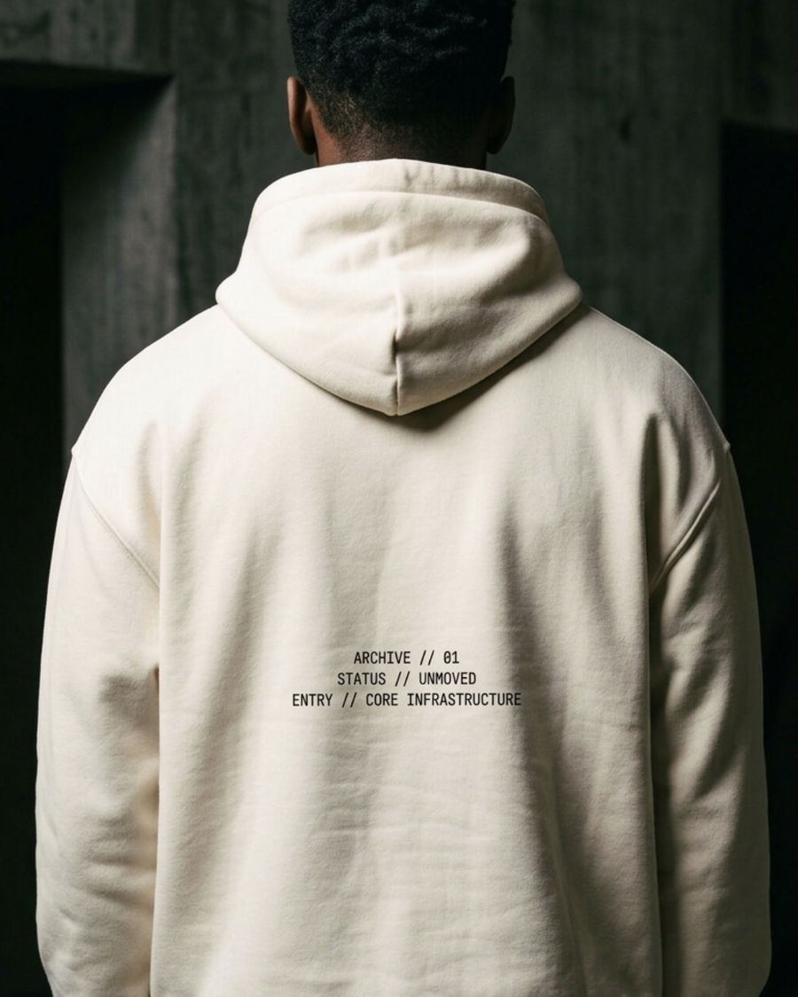 The Archive H07 - Heavy Hoodie - Unmoved 100% Cotton 530GSM