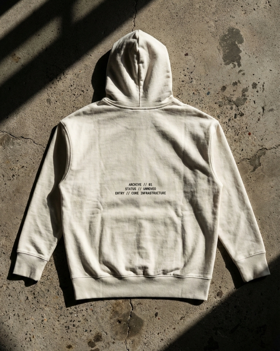 The Archive H07 - Heavy Hoodie - Unmoved 100% Cotton 530GSM