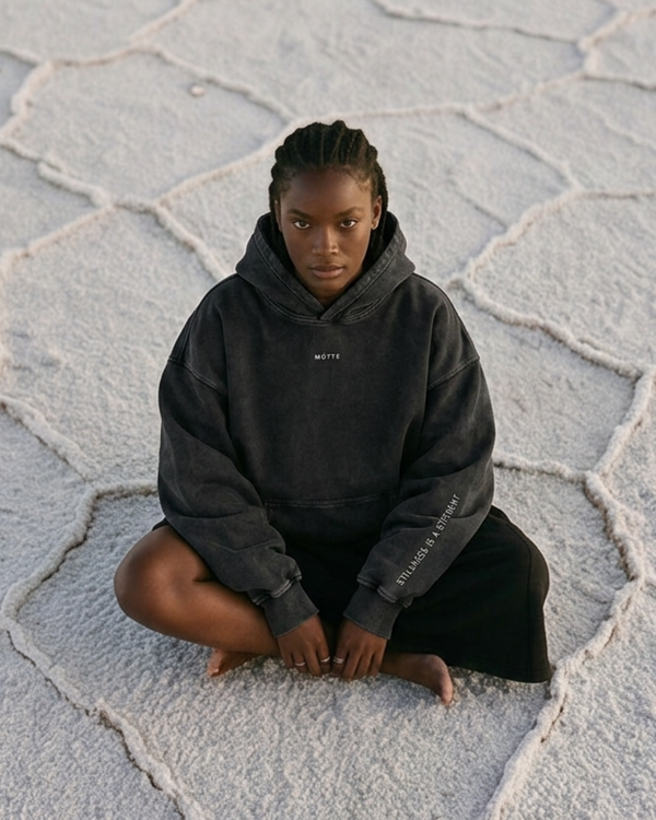 The Archive H08 - Heavy Hoodie - Snow washed 100% Cotton
