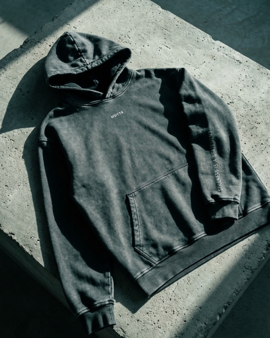 The Archive H08 - Heavy Hoodie - Snow washed 100% Cotton