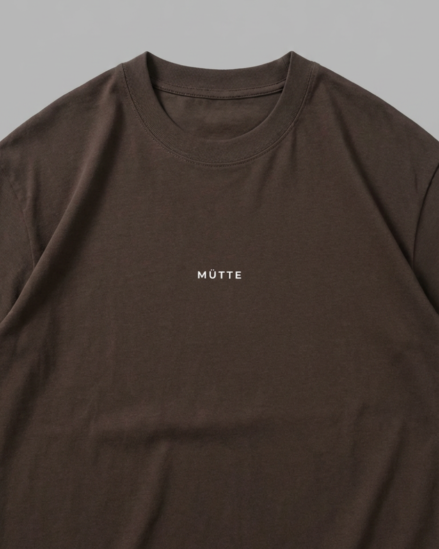 The Archive  T01 - Oversized T-Shirt  coffee - Stillness is a Statement