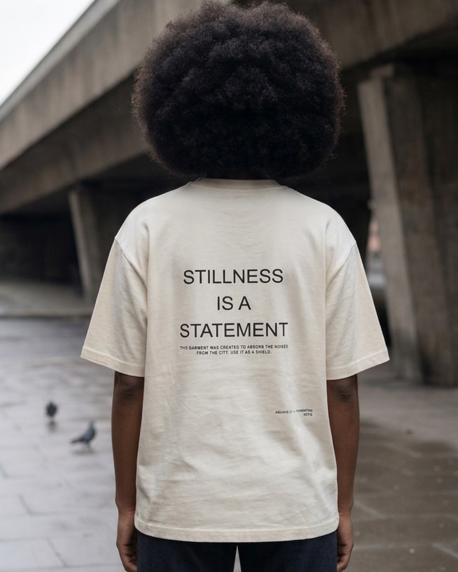 The Archive  T01 - Oversized T-Shirt  natural - Stillness is a Statement