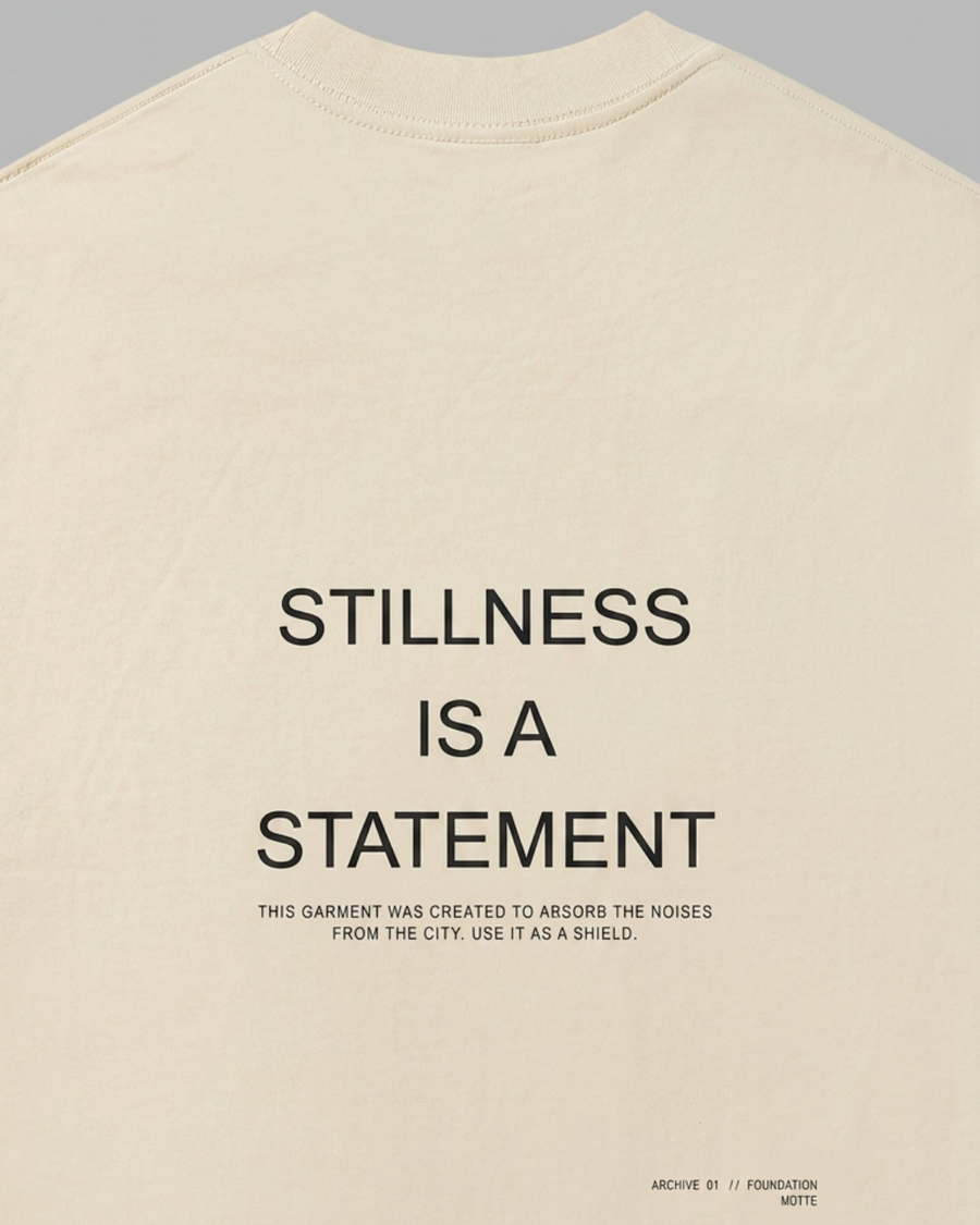 The Archive  T01 - Oversized T-Shirt  natural - Stillness is a Statement