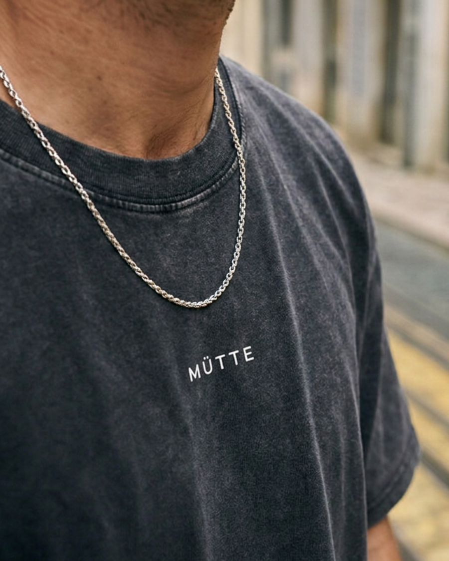 The Archive  T02 - Snow washed Oversized boxy T-Shirt  Black- Beyond the noise