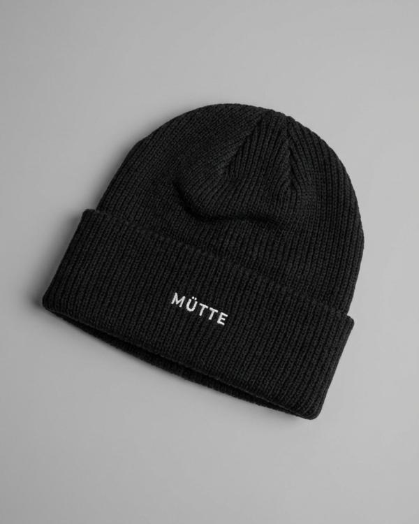 The Archive / BN01 - Black - Embroided MÜTTE