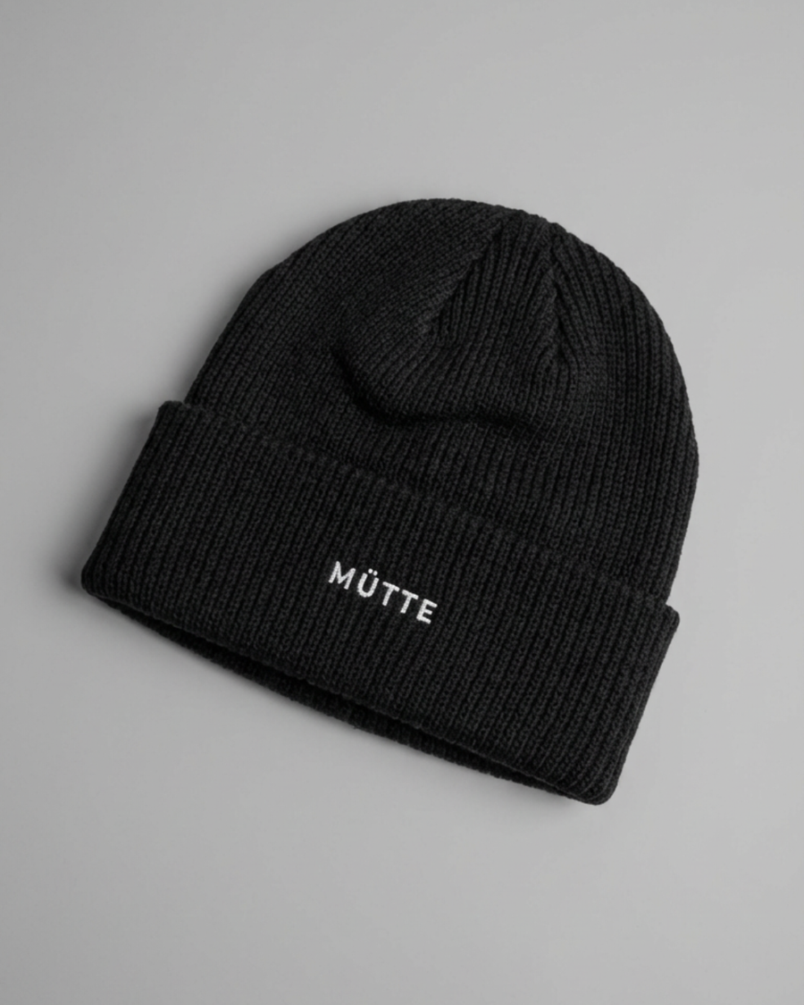 The Archive / BN01 - Black - Embroided MÜTTE