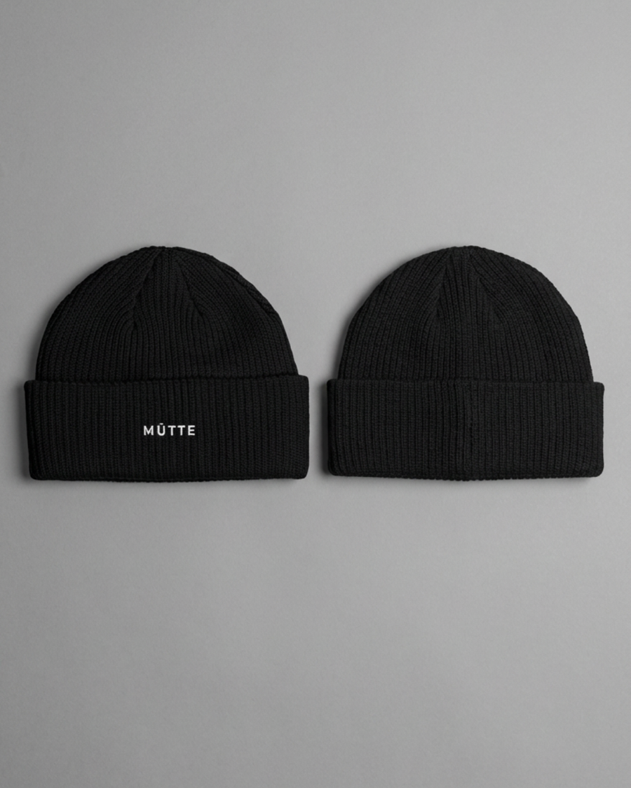 The Archive / BN01 - Black - Embroided MÜTTE