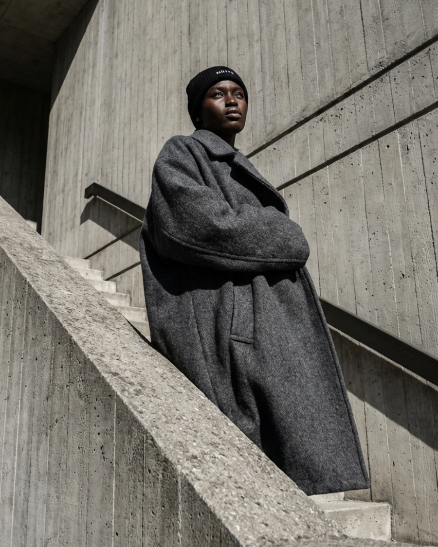 The Archive / BN01 - Black - Embroided MÜTTE