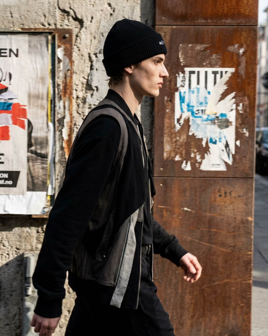 The Archive / BN01 - Black - Embroided MÜTTE