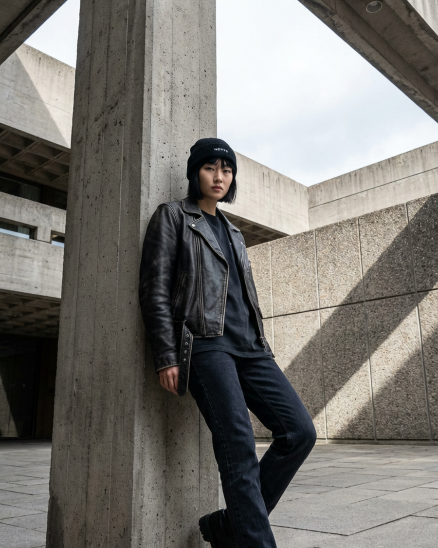 The Archive / BN01 - Black - Embroided MÜTTE