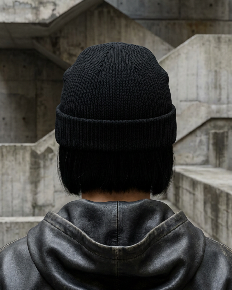 The Archive / BN01 - Black - Embroided MÜTTE