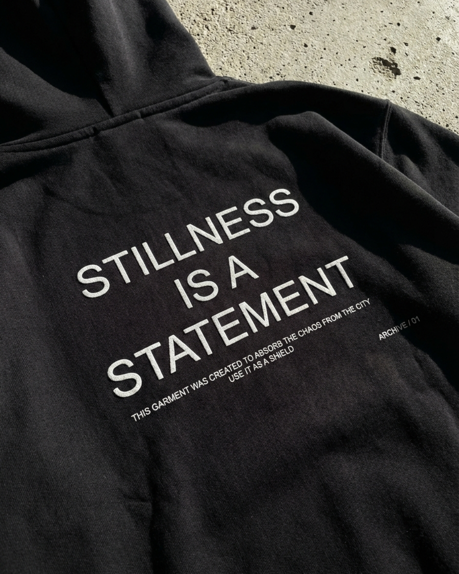 The Archive / H01 Hoodie - Stillness is a Statement