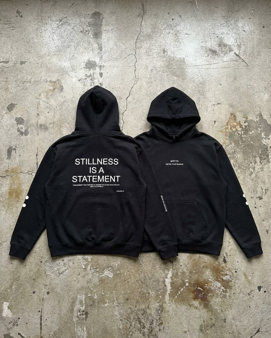 The Archive / H01 Hoodie - Stillness is a Statement