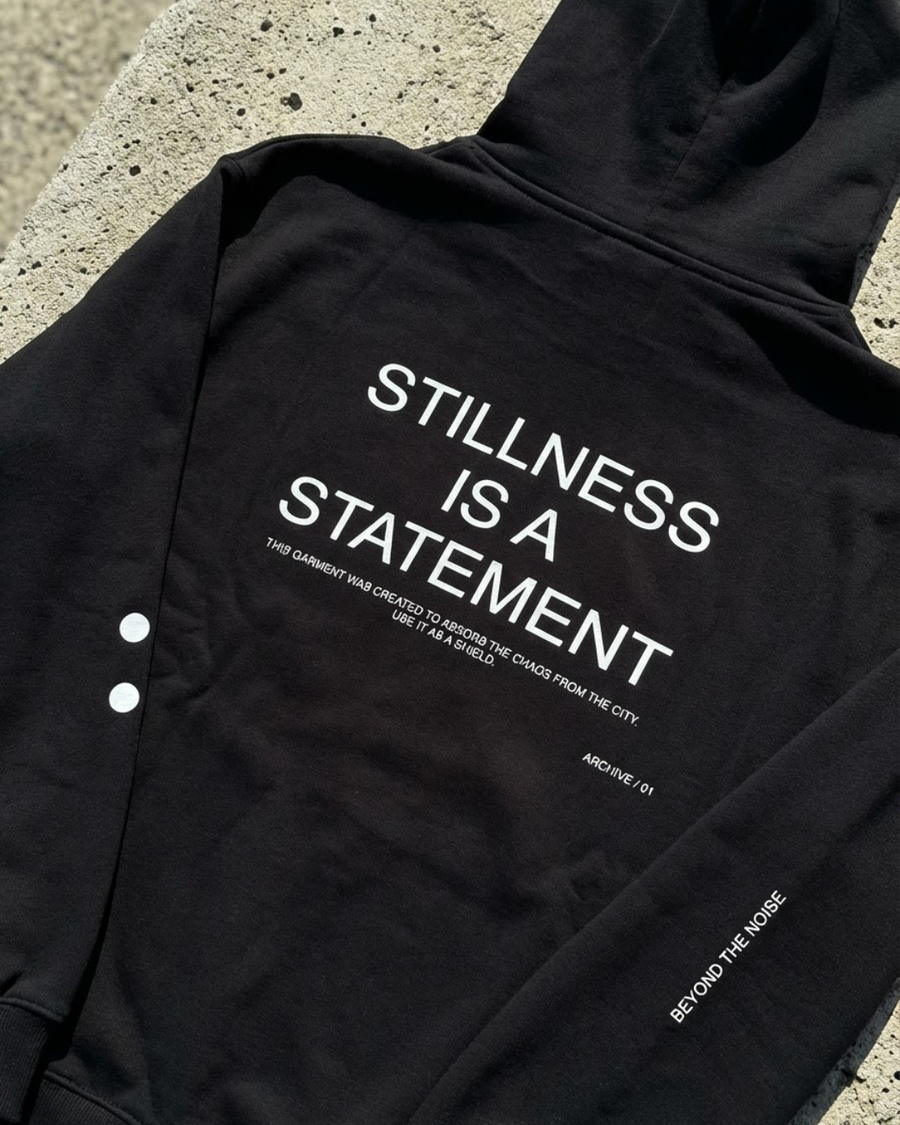 The Archive / H01 Hoodie - Stillness is a Statement