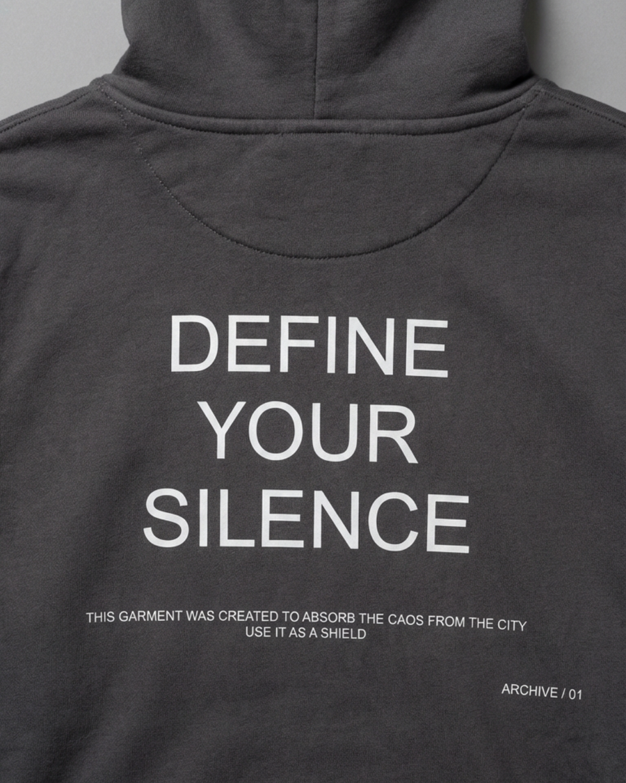 The Archive / H02 - Heavy Hoodie - Define your Silence