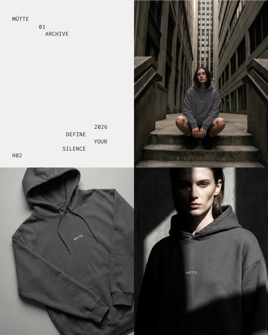 The Archive / H02 - Heavy Hoodie - Define your Silence