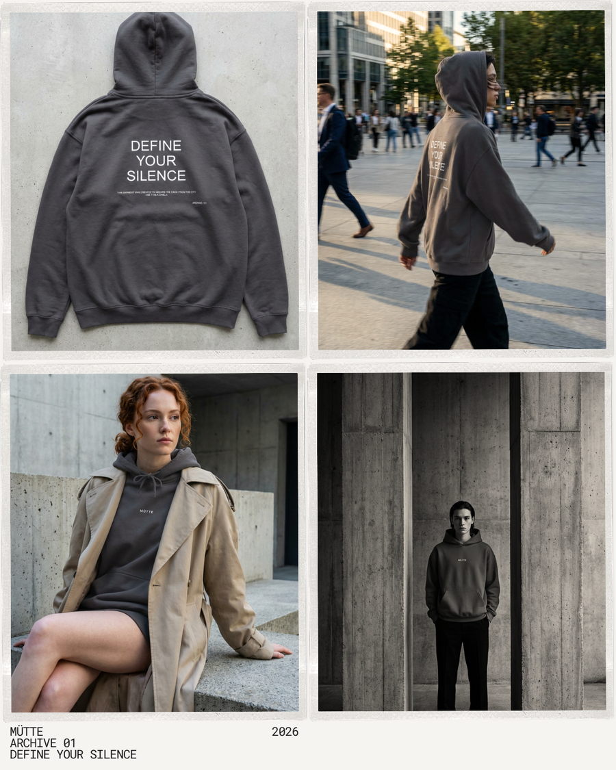 The Archive / H02 - Heavy Hoodie - Define your Silence