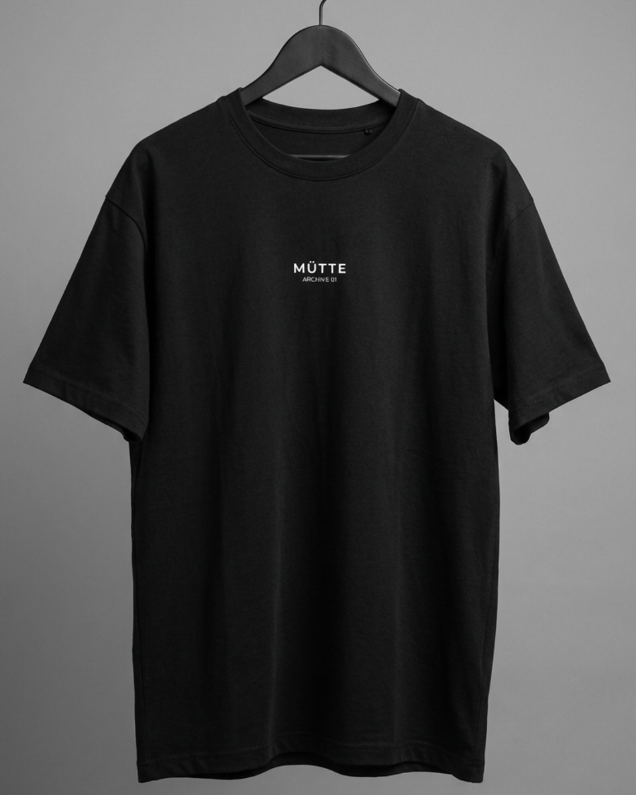 The Archive / T01 - Oversized boxy T-Shirt - Stillness is a Statement