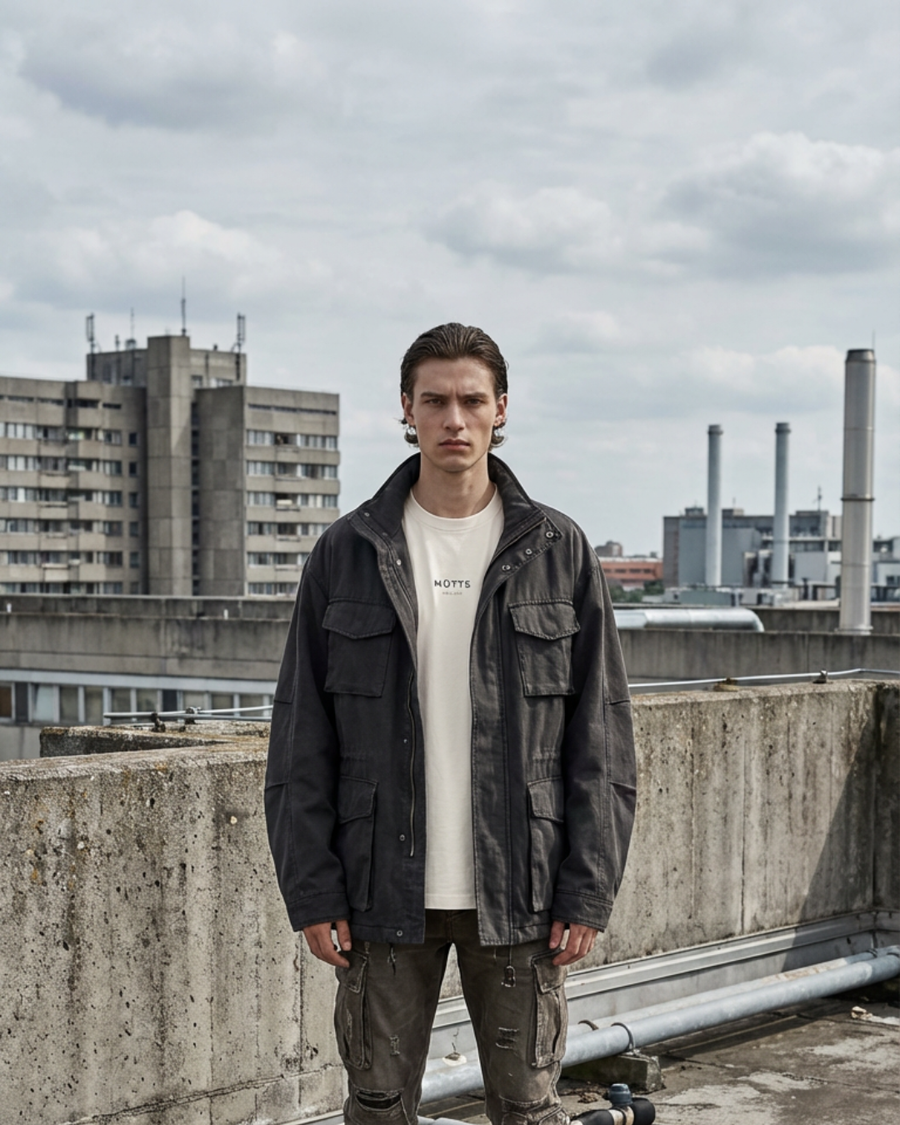 The Archive / T01 - Oversized boxy t-shirt natural - Stillness is a Statement