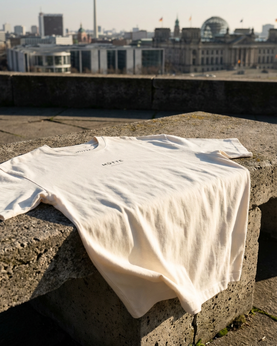 The Archive / T01 - Oversized boxy t-shirt natural - Stillness is a Statement