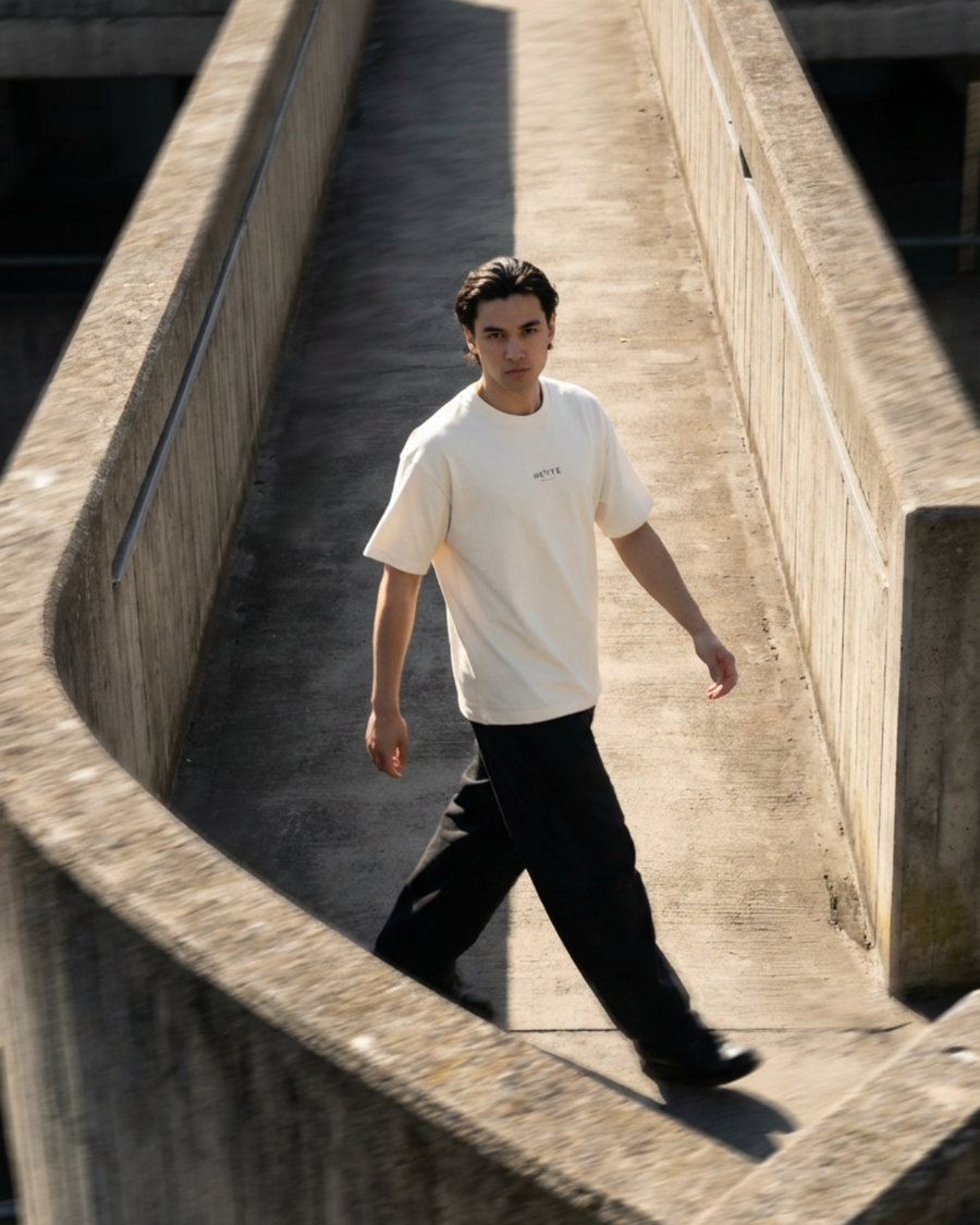 The Archive / T02 - Oversized boxy T-Shirt Natural - Beyond the noise