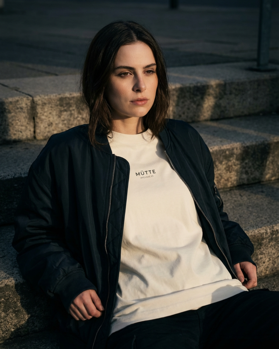 The Archive / T02 - Oversized boxy T-Shirt Natural - Beyond the noise