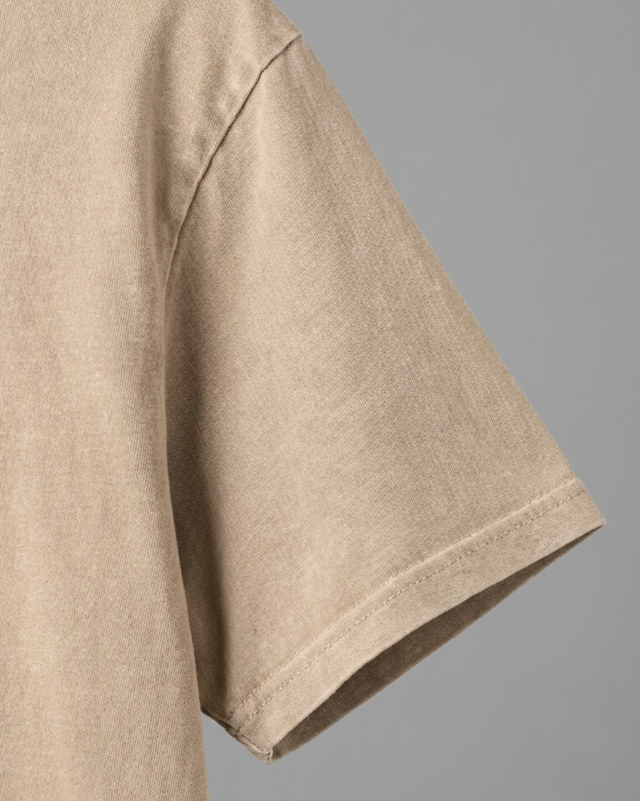 The Archive / T03 - Oversized Acid Wash T-Shirt Natural - Stillness is a Statement