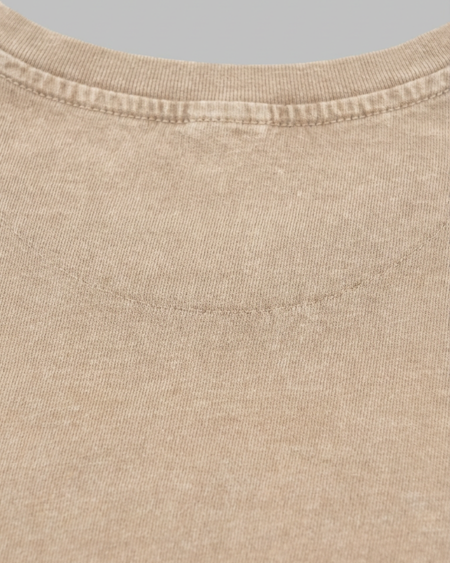 The Archive / T03 - Oversized Acid Wash T-Shirt Natural - Stillness is a Statement