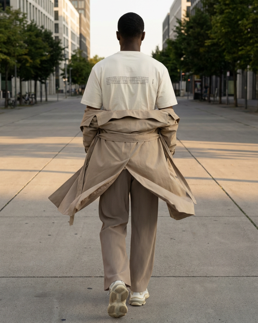 The Archive / T05 - Oversized Heavy T-Shirt Stone - Manifesto