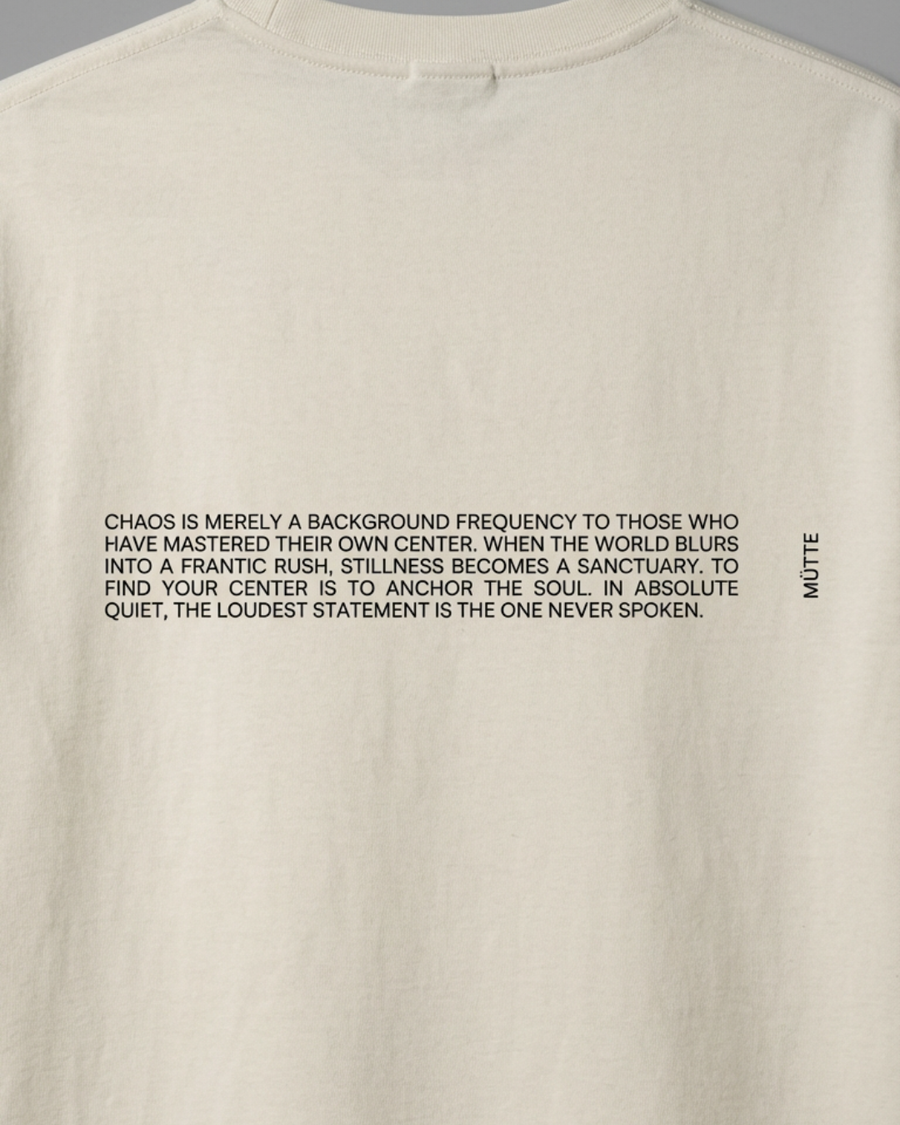 The Archive / T05 - Oversized Heavy T-Shirt Stone - Manifesto