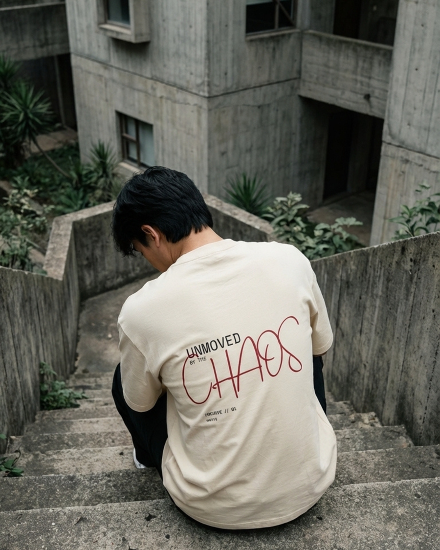 The Archive / T07 - Oversized Heavy Tee - Unmoved by the Chaos