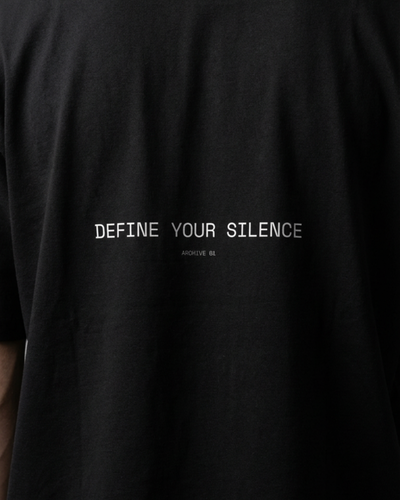The Archive / T08 - Oversized Heavy Tee - Define your silence