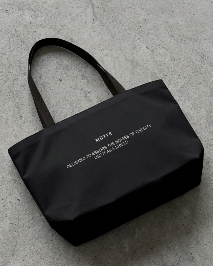 The Archive / W01 - Black - Weekender Tote Bag | Black Canvas Travel Tote